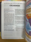 Bíblia de estudio arcoíris Reina Valera 1960 semipiel marado