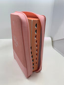 Bíblia para Mujer letra grande 11 puntos portatil  rv1960 cierre Jean rosa índice