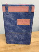 Biblia Letra Grande para Mujer con Cierre RV1960 imit azul y rosado con indice12 puntos