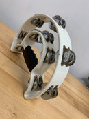 Panderos media luna blanco