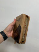 Bíblia tamaño bolsillo riena Valera 1960 Aguila café cierre índice café 8 puntos