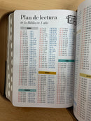 Bíblia letra  grande portatil 11 puntos reina Valera 1960 águila cierre piel imitación índice