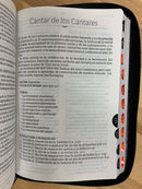 Bíblia de letra gigante Reina Valera 1960 simipiel piel negro índice