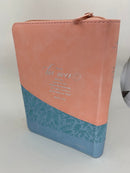 Bíblia para jovencitas letra grande portátil REINA VALERA 1960 rasa azul cierre índice