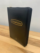 Bíblia de referencia Thompson Reina Valera 1960 con cierre negro  índice