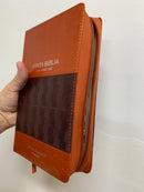 Bíblia letra gigante manual 14 puntos reina 1960 cierre café índice