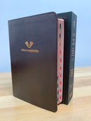 Bíblia del ministro letra grande reina Valera simipiel con índice