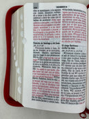 Bíblia letra grande 9 puntos reina Valera1960  roja cierre índice