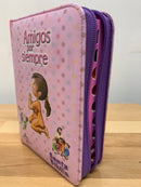 Bíblia amigos por siempre para niñas rosa  reina Valera con índice cierre