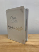 Bíblia para boda letra gigante 14 puntos reina valera 1960 canto plateado para novios