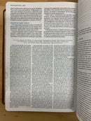 Bíblia de estudio MacArthur Nbla letra grande piel imitación con índice