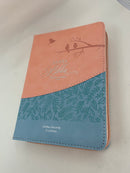 Bíblia para jovencitas letra grande portátil REINA VALERA 1960 rasa azul cierre índice