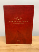 Bíblia de estudio nueva reforma Nvi rojo piel imitación 9 puntos