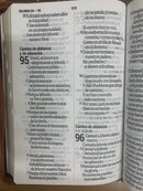 Bíblia de letra gigante gigante Reina Valera 1960 cierre índice 19 puntos café marrón