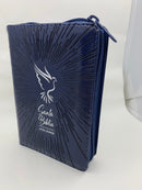 Bíblia letra grande 9 puntos azul paloma reina valera 1960 cierre índice