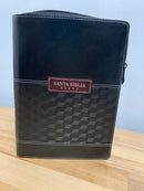 Bíblia de letra grande Reina Valera 1960  TAMANO manual negro cierre Indice