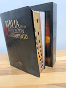 Bíblia para la predicación de avivamiento Reina Valera 1960 piel especial con índice