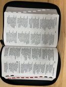 Bíblia de letra gigante tamaño manual Reina 1960 cierre índice negro 14 puntos