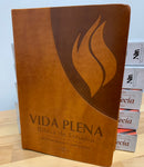 Bíblia de estudio vida plena Reina valera 1960   actualizada y ampliada con índice imitacion de piel