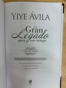 Un gran legado para este tiempo 3 fundamentos de los milagros yiye Avilla tapa dura