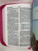 Bíblia para Nina’s Reina Valera 2020 rosa Cierre vinil