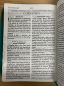 Bíblia de letra súper gigante riena Valera 1960 18 puntos turquesas y  cierre índice