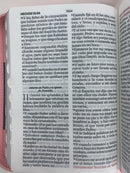 Bíblia para Mujer riena Valera 1960 letra grande portátil 11 puntos cierre índice