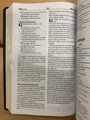 Bíblia bilingüe rvr/1960 riena Valera con king james piel fabricada con índice