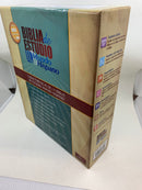 Bíblia de estudio del mundo hispano Piel europea café