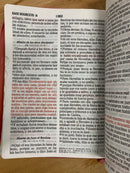 Bíblia para mujer letra súper gigante 18 puntos Reina 1960 índice cierre rosa /cafe