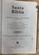 Biblia de letra gigante antigua versión REINA VALERA 1909 piel imitación índice marrón
