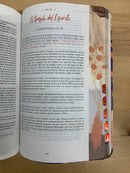 Bíblia centrada en cristo reina Valera 1960  Edición Matizada Símil Piel Con índice