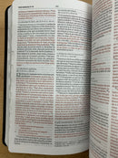 Bíblia ultrafina reina Valera 1960 con índice piel fabricada negro