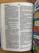 Bíblia para niños mi grand viaje reina Valera 1960 tamaño bolsillo cierre azul
