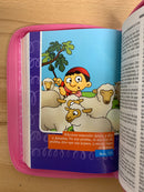 Bíblia para ninos mi gran viaje ilustrada rv1960 letra grande rosa/blanco cierre