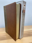 Bíblia de estudio scofieeld Riena Valera 1960 semipiel verde marrón