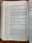 Bíblia para la guerra espiritual piel imitación negro reina Valera 1960