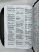 Bíblia letra grande portatil  11 puntos negro gris reina valera 1960 cierre indice