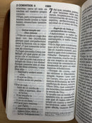 Bíblia letra gigante tamaño manual Reina Valera 1960  tricolor cierre 14 puntos