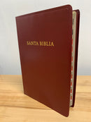 Bíblia de letra gigante reina Valera 1960 14 puntos piel imitación CON  índice