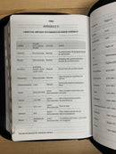 Bíblia de letra gigante tamaño manual Reina 1960 cierre índice negro 14 puntos