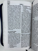 Bíblia letra grande 9 puntos azul paloma reina valera 1960 cierre índice