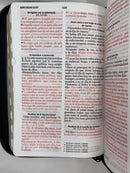 Bíblia de Letra grande Reina Valera 1960 tamaño manual negra 12 puntos cierre índice clasica