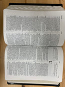 Bíblia de estudio palabra clave negro piel imitación índice