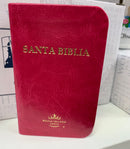 Mini Bíblia Reina Valera 1960 fuchsia IMITACION de piel