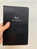 Bíblia del ministro reina Valera 1960 piel fabricada negro