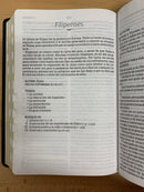 Bíblia de letra gigante con referencia Reina Valera 1960 índice 14 puntos negra