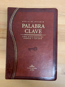 Bíblia de estudio palabra clave Reina 1960 con diccionario hebreo griego café marrón