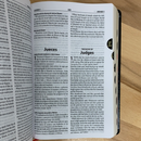 Bíblia bilingüe rvr/1960 riena Valera con king james piel fabricada con índice