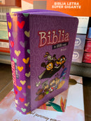 Bíblia para niñas mi gran viaje letra grande Reina Valera 1960 marada con cierre